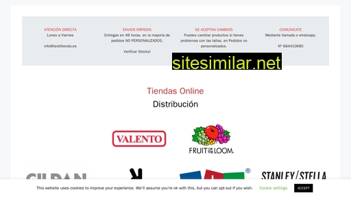 textiltienda.es alternative sites