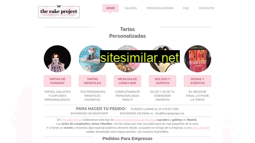 thecakeproject.es alternative sites