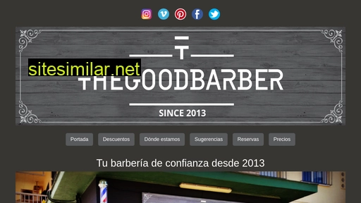 thegoodbarber.es alternative sites