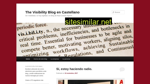 thevisibilityblog.es alternative sites
