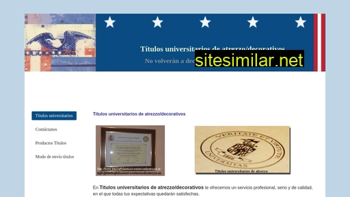 titulosfalsosuniversitariosdeatrezzo.es alternative sites