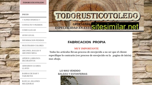 todorusticotoledo.es alternative sites