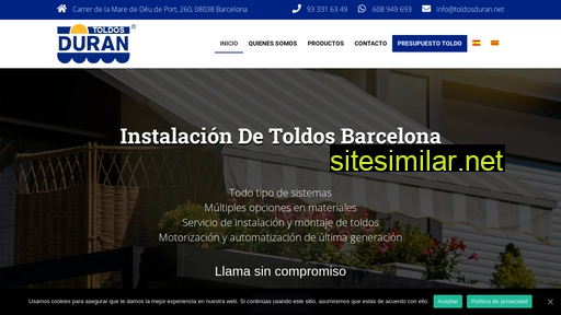 toldosduran.es alternative sites