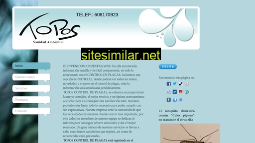toposcontroldeplagas.es alternative sites