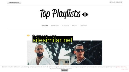 topplaylists.es alternative sites