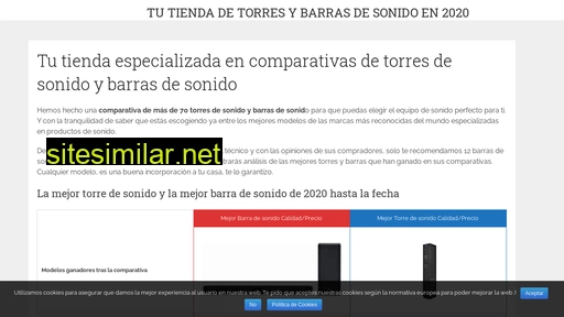 torresybarrasdesonido.es alternative sites