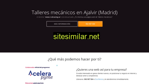 t-ebracing.es alternative sites