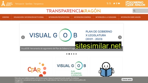 transparencia.aragon.es alternative sites