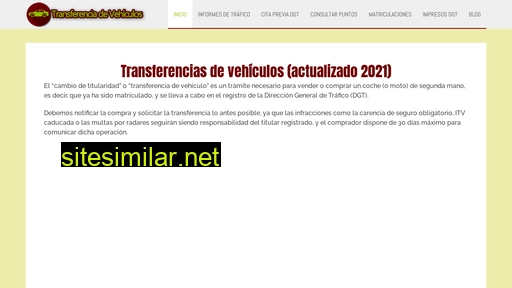transferenciadevehiculos.com.es alternative sites