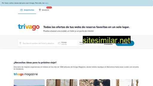 trivago.es alternative sites