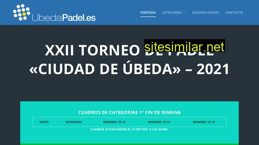 ubedapadel.es alternative sites