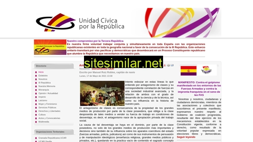 unidadcivicaporlarepublica.es alternative sites