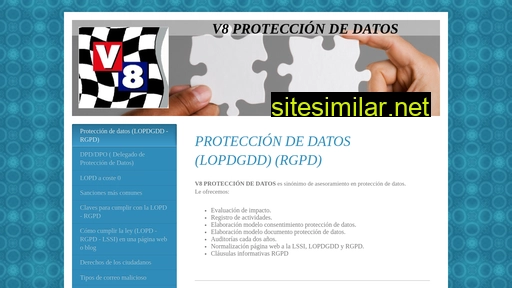 V8-proteccion-de-datos similar sites