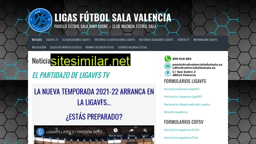 valenciafutbolsala.es alternative sites