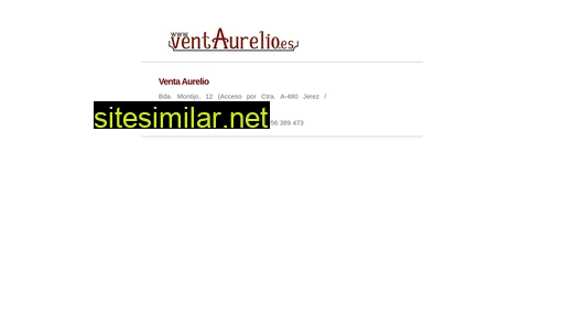 ventaurelio.es alternative sites