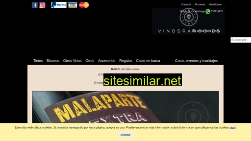 vinosraros.es alternative sites