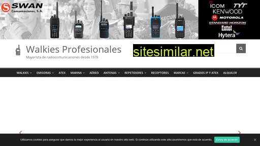 walkiesprofesionales.es alternative sites