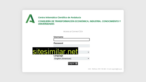 webmail.cica.es alternative sites