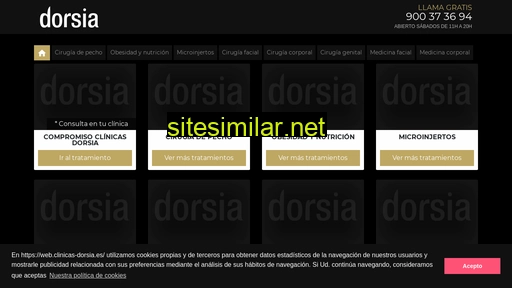 web.clinicas-dorsia.es alternative sites