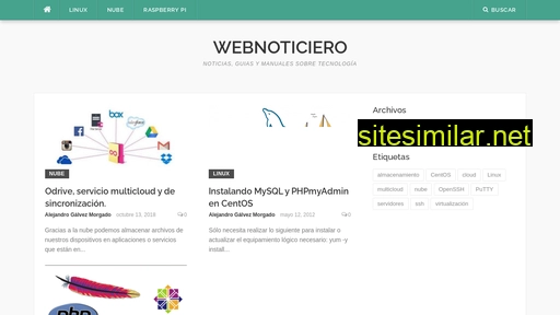 Webnoticiero similar sites