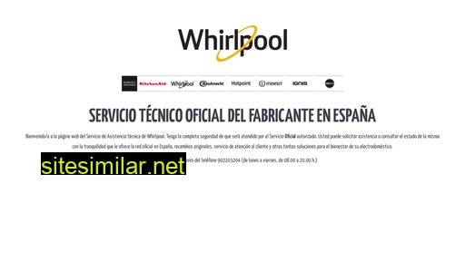whirlpoolservice.es alternative sites