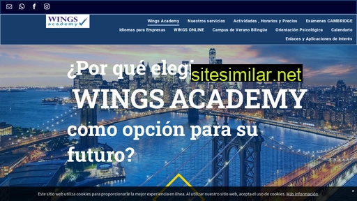 wingsacademy.es alternative sites