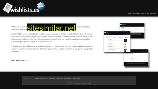 wishlists.es alternative sites