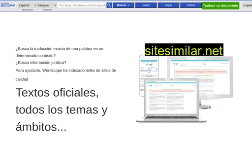 wordscope.es alternative sites