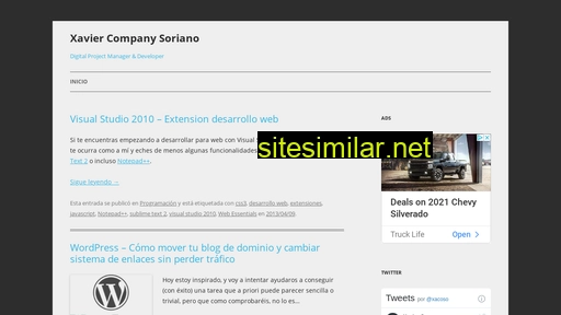 xaviercompany.es alternative sites