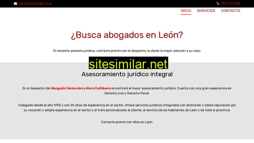 abogadojaimedelaheracañibano.es alternative sites