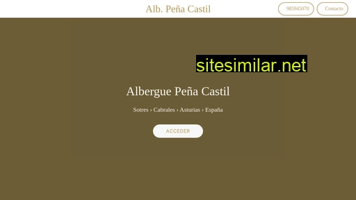 alberguepeñacastil.es alternative sites