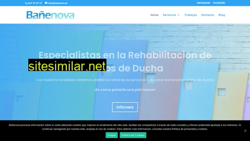 bañenova.es alternative sites