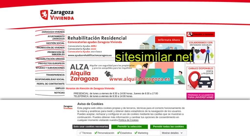 zaragozavivienda.es alternative sites
