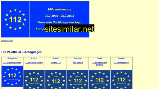 112-one-europe-one-number.eu alternative sites