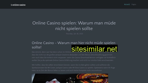 1-online-casino similar sites