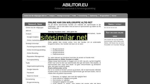 abilitor.eu alternative sites
