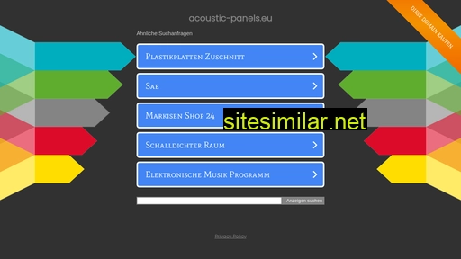 acoustic-panels.eu alternative sites