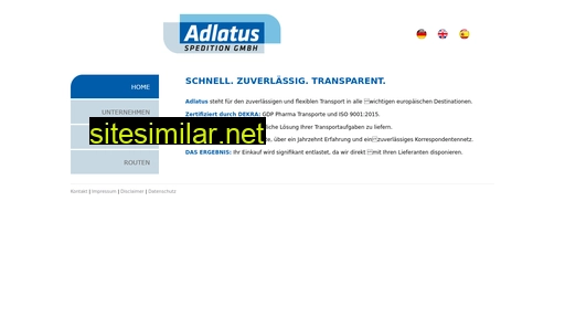 Adlatus-spedition similar sites