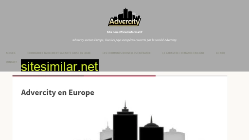 Advercity similar sites
