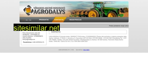 agrodalys.eu alternative sites