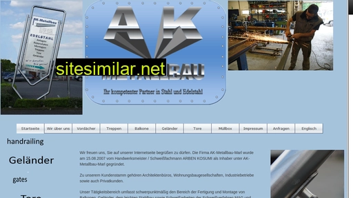 ak-metallbau-marl.eu alternative sites