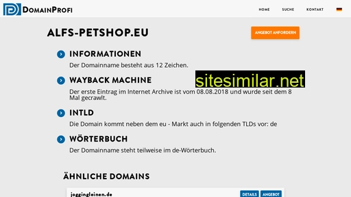 alfs-petshop.eu alternative sites