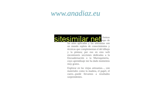 anadiaz.eu alternative sites