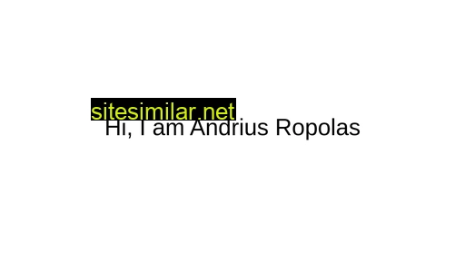 andrius.ropolas.eu alternative sites