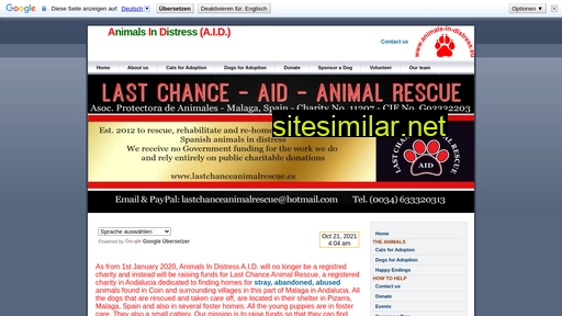Animals-in-distress similar sites