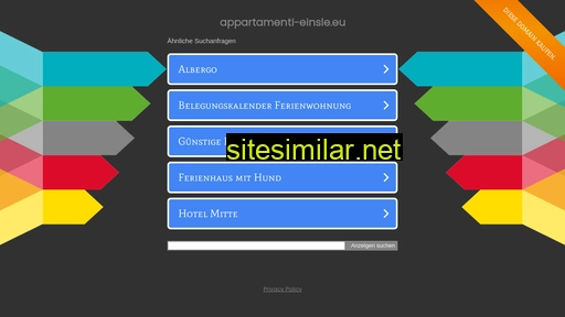 appartamenti-einsle.eu alternative sites