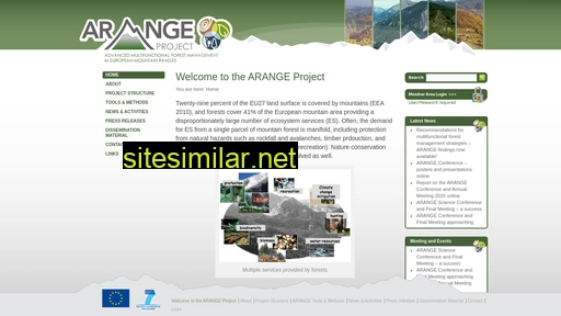 arange-project.eu alternative sites