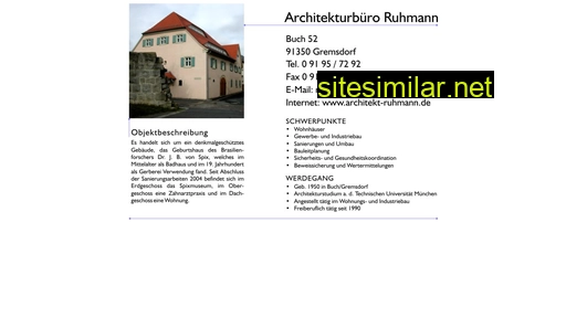 architekt-ruhmann.eu alternative sites