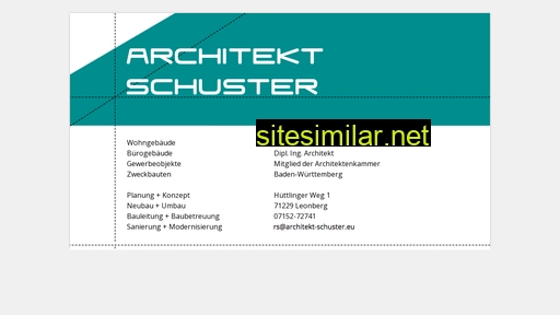 Architekt-schuster similar sites