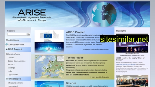 arise-project.eu alternative sites